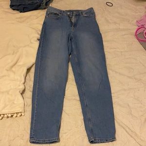 Blue mom jeans